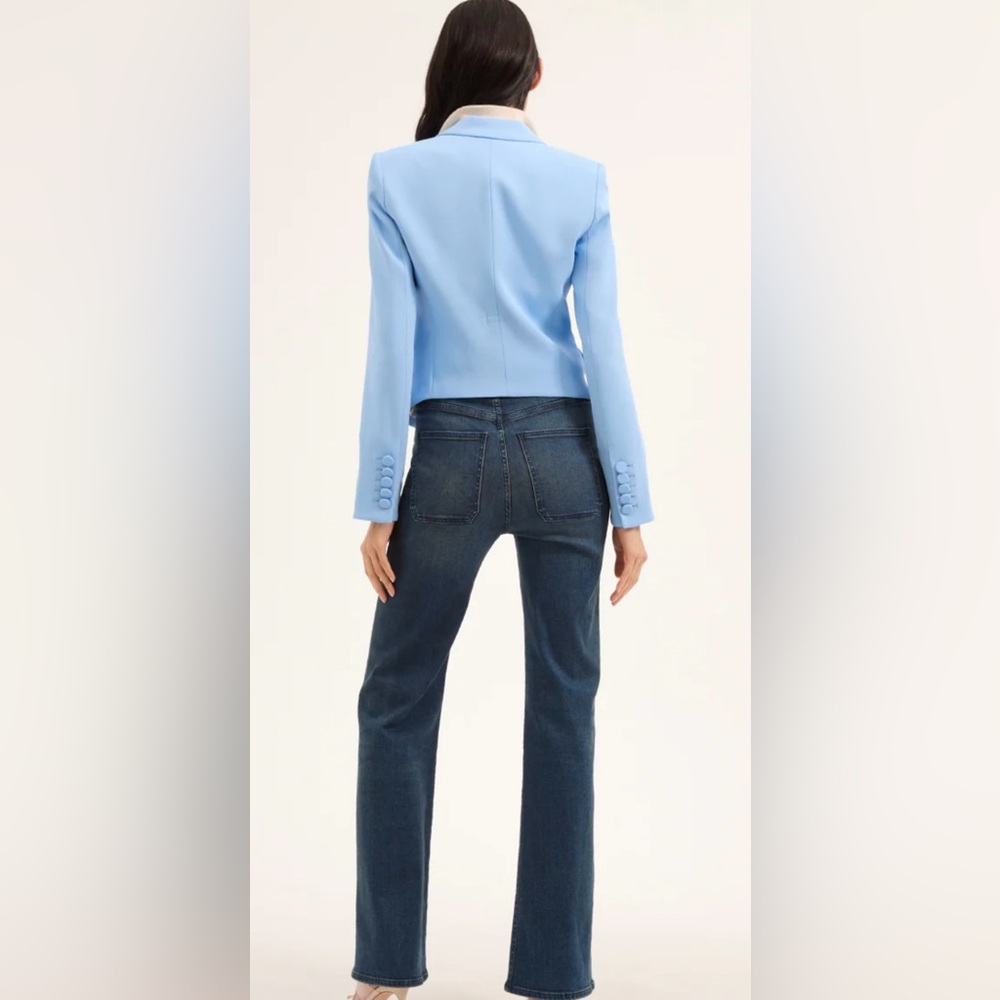Sale!!!!!Veronica beard Diego Dickey Jacket Blue sky 6 - Picture 6 of 9